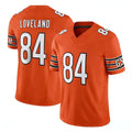 C.Bears #84 Colston Loveland Player Orange Vapor F.U.S.E. Limited Home Game Hdoa Stitched Jerseys