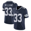 D.Cowboys #33 Javonte Williams Player Navy Vapor Untouchable Limited Home Game Hdoa Stitched Jerseys