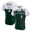 C.Rockies #9 Brenton Doyle Player Green City Connect Limited Elite Home Hdoa Stitched Jerseys