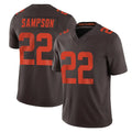 C.Browns #22 Dylan Sampson Player Brown Limited Vapor F.U.S.E. Alternate Game Hdoa Stitched Jerseys
