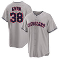 C.Guardians #38 Steven Kwan Player Gray Game Home Hdoa Stitched Jerseys