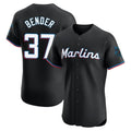 M.Marlins #37 Anthony Bender Player Black Vapor Home Limited Elite Hdoa Stitched Jerseys