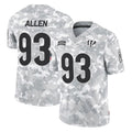 C.Bengals #93 Jonathan Allen Player Arctic Camo Salute to Service Limited Hdoa Stitched Jerseys
