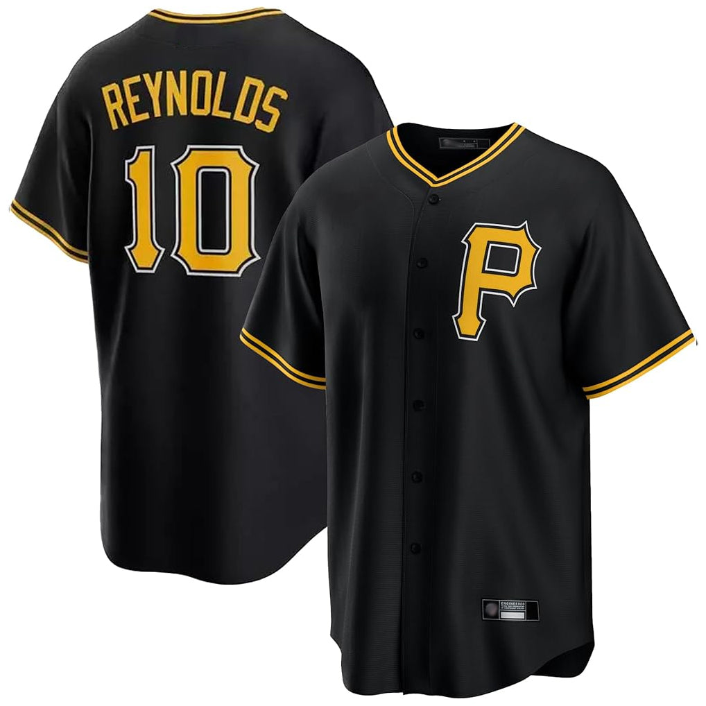 P.Pirates #10 Bryan Reynolds Player Black Alternate 2025 Home Game Hdoa Stitched Jerseys