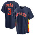 H.Astros #3 Jeremy Pena Player Navy Home Game Hdoa Stitched Jerseys