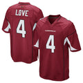 A.Cardinals #4 Jeremiyah Love Player Cardinal Home Game Hdoa Stitched Jerseys
