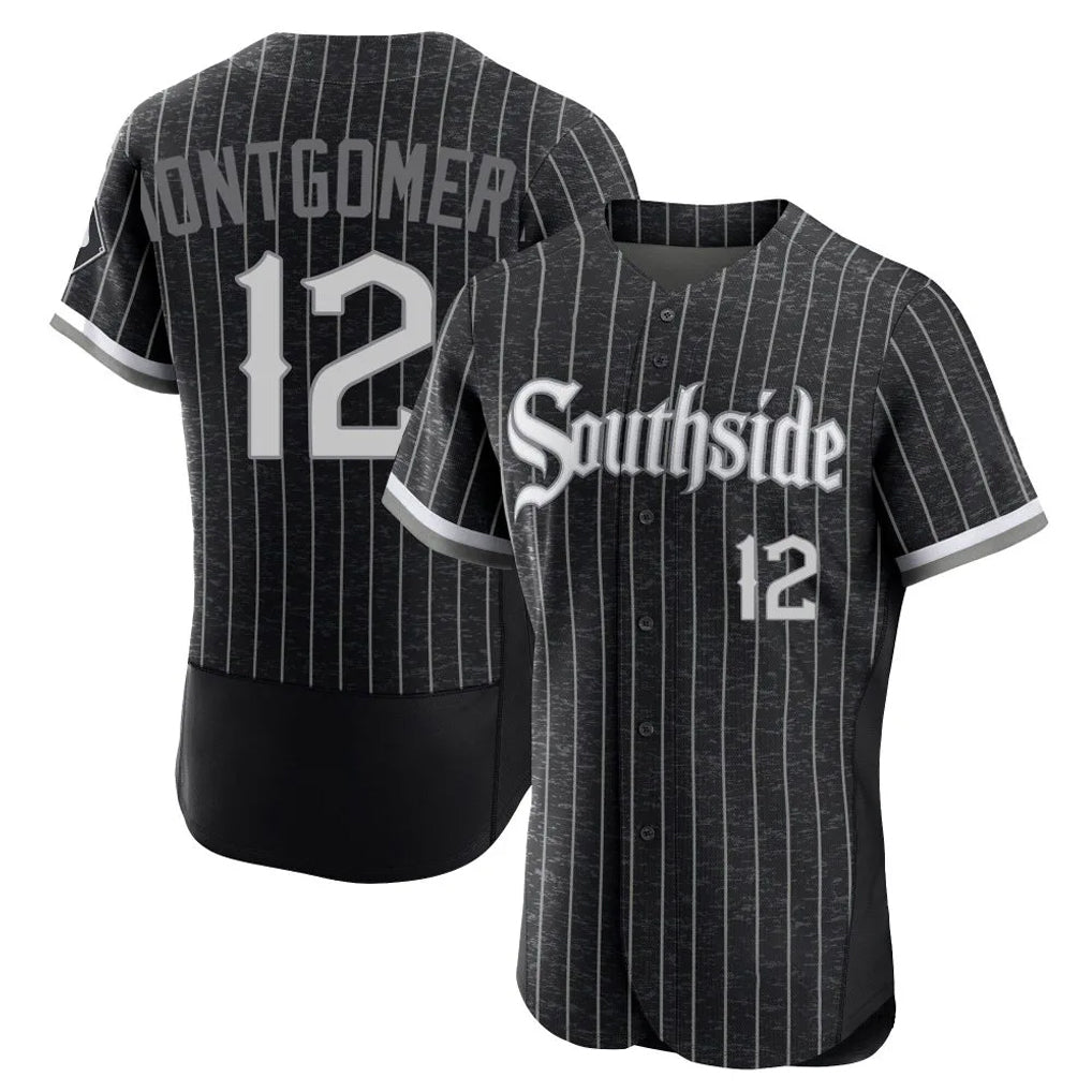 C.White Sox #12 Colson Montgomery Player Black City Connect Limited Elite Home Hdoa Stitched Jerseys