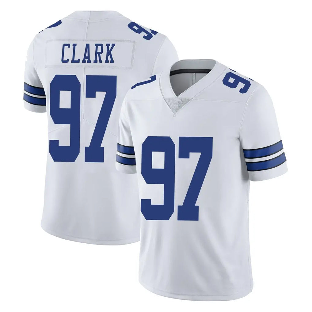 D.Cowboys #97 Kenny Clark Player White Vapor Untouchable Limited Home Game Hdoa Stitched Jerseys