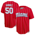 M.Marlins #50 Agustin Ramirez Player Red City Connect Home Game Hdoa Stitched Jerseys