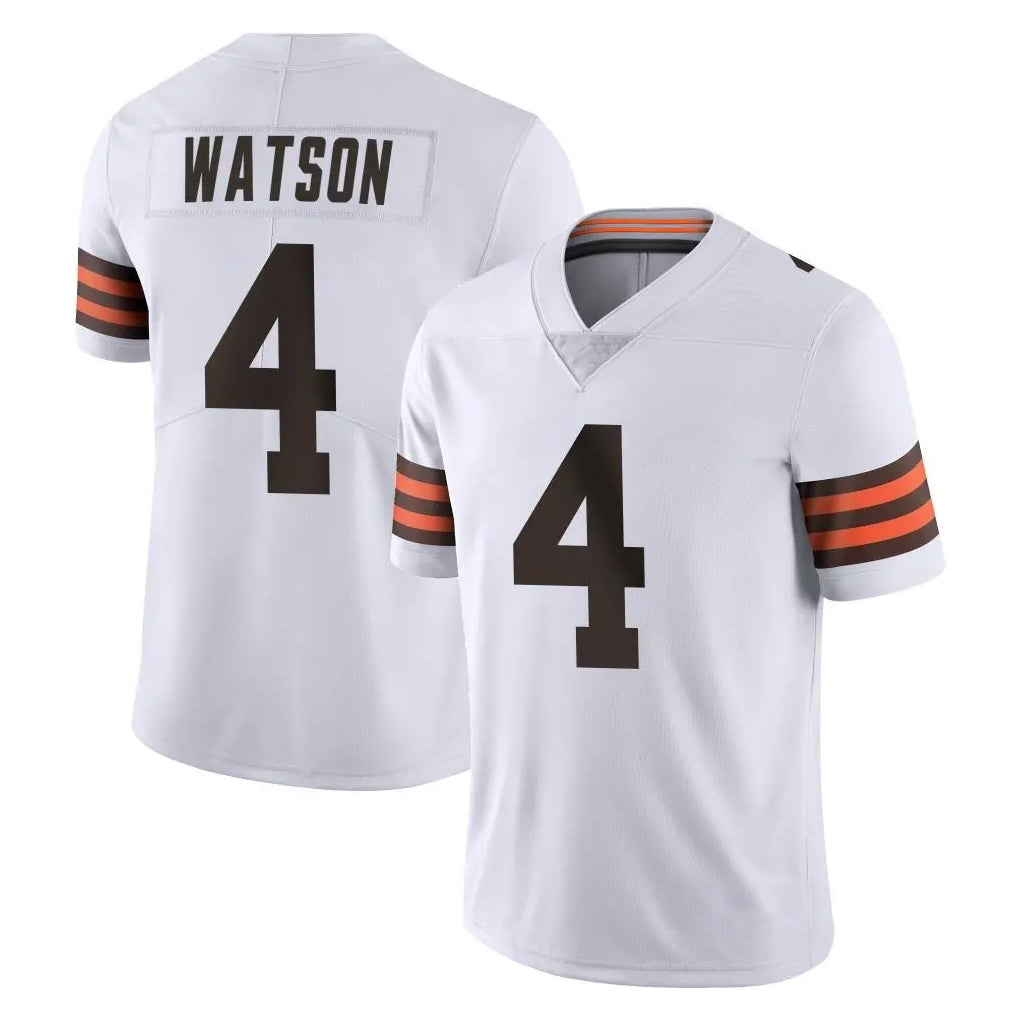 C.Browns #4 Deshaun Watson Player White Vapor Untouchable Limited Home Game Hdoa Stitched Jerseys
