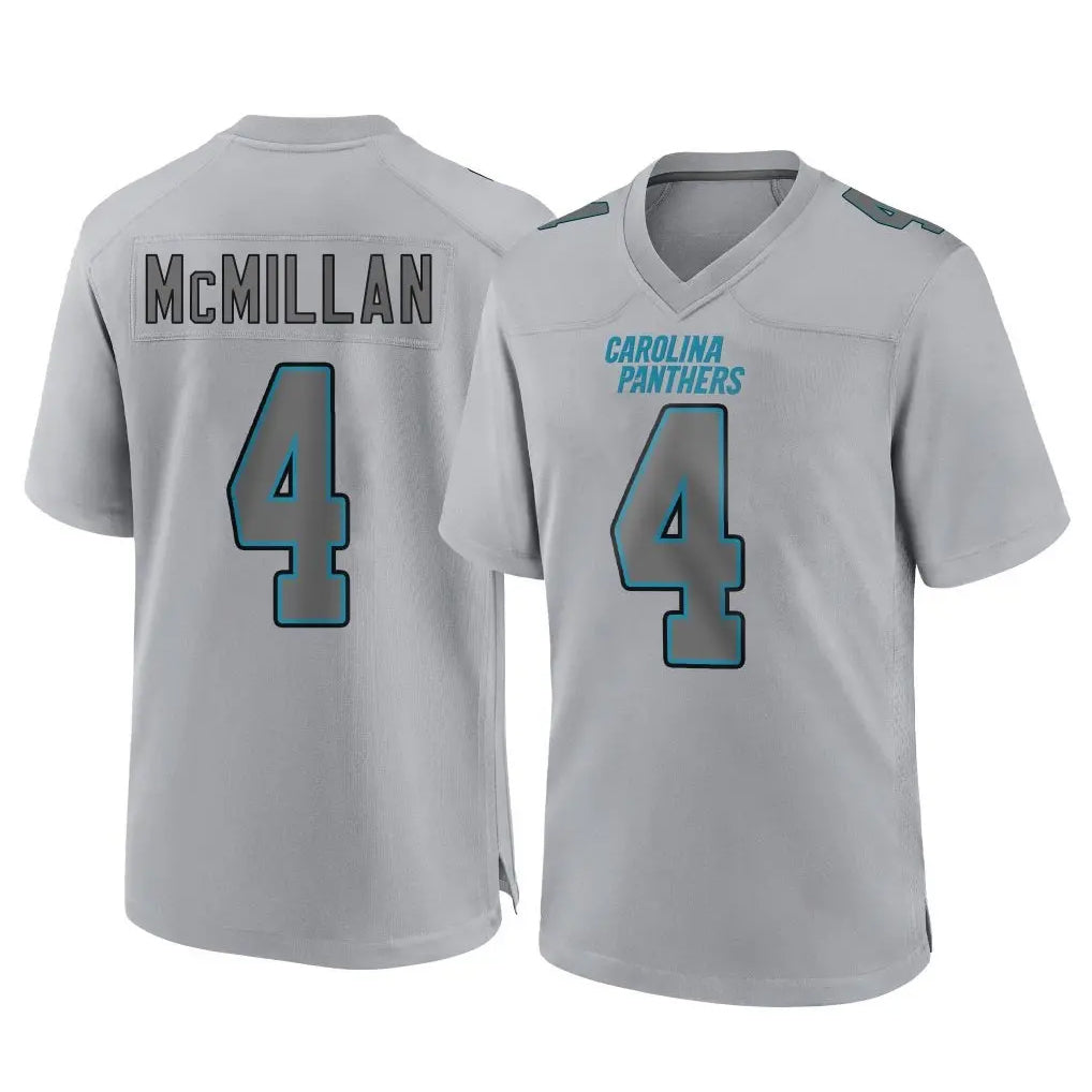 C.Panthers #4 Tetairoa McMillan Player Gray Atmosphere Fashion Game Hdoa Stitched Jerseys