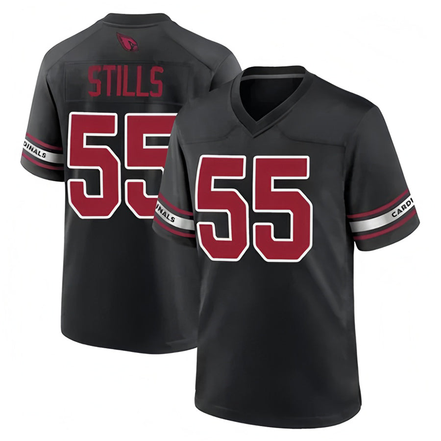 A.Cardinals #55 Dante Stills Player Black Home Game Hdoa Stitched Jerseys