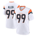 D.Broncos #99 Zach Allen Player White Home Game Hdoa Stitched Jerseys