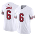 A.Cardinals #6 James Conner Player White Vapor F.U.S.E. Limited Home Game Hdoa Stitched Jerseys