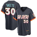 S.Diego Padres #30 Gavin Sheets Player Obsidian 2026 City Connect Home Limited T-shirt Hdoa Stitched Jerseys