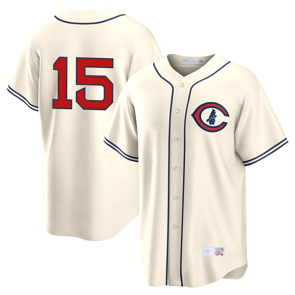 C.Cubs #15 Carson Kelly Player Cream Field of Dreams Home Game Hdoa Stitched Jerseys
