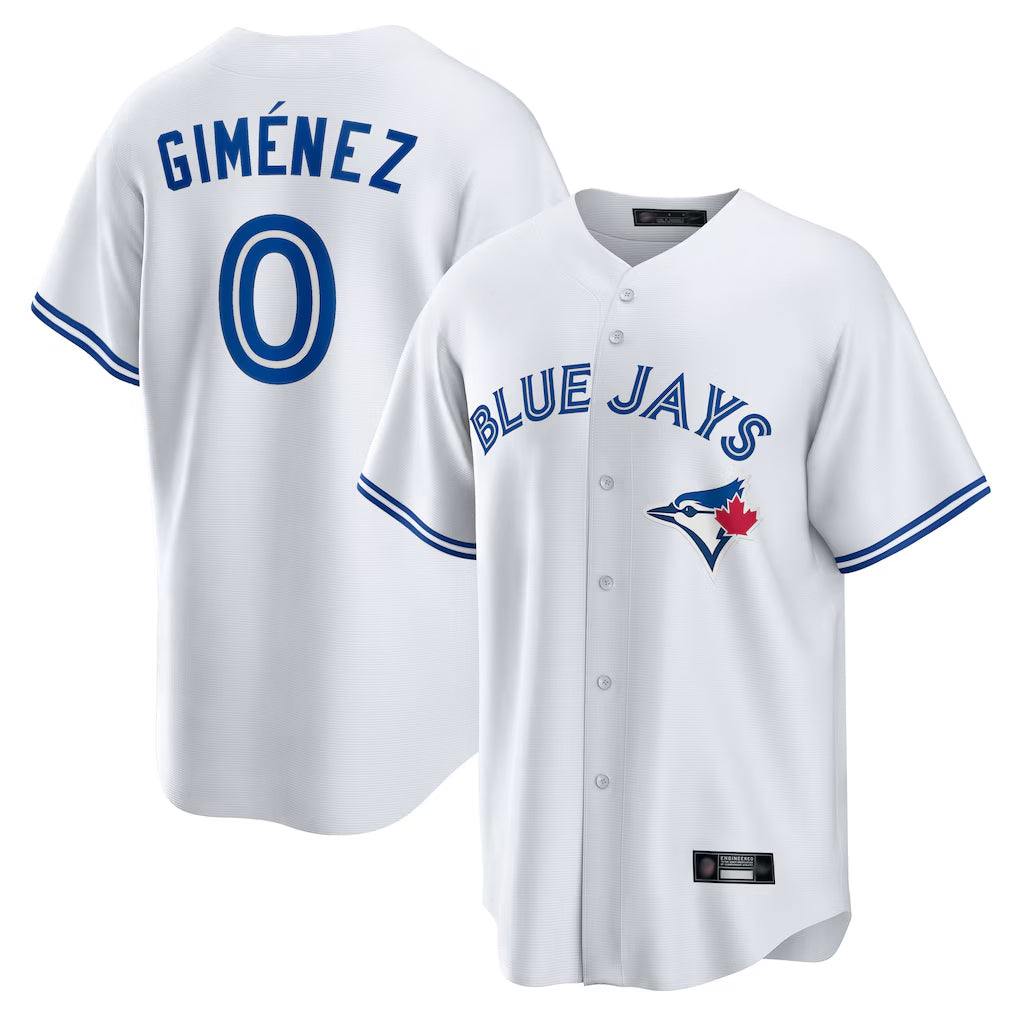 T.Blue Jays #0 Andres Gimenez Player White Home Game Hdoa Stitched Jerseys