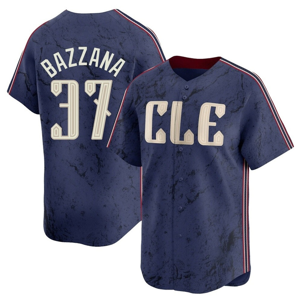 C.Guardians #37 Travis Bazzana Player Navy City Connect Limited Home Hdoa Stitched Jerseys