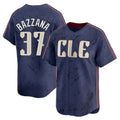 C.Guardians #37 Travis Bazzana Player Navy City Connect Limited Home Hdoa Stitched Jerseys