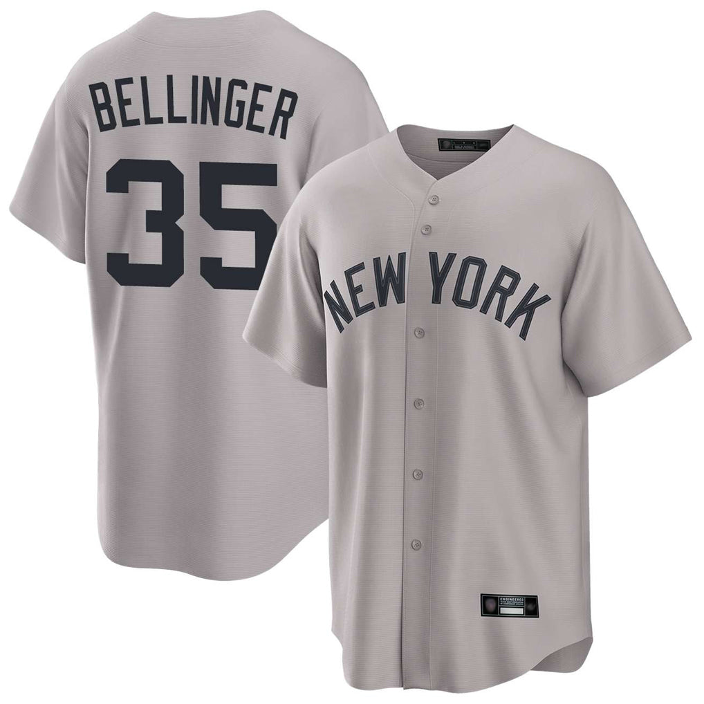 NY.Yankees #35 Cody Bellinger Player Gray Game Home Hdoa Stitched Jerseys
