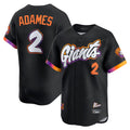 SF.Giants #2 Willy Adames Player Black 2025 City Connect Home Limited Hdoa Stitched Jerseys