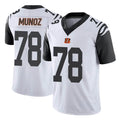 C.Bengals #78 Anthony Munoz Player White Color Rush Vapor Untouchable Limted Home Game Hdoa Stitched Jerseys