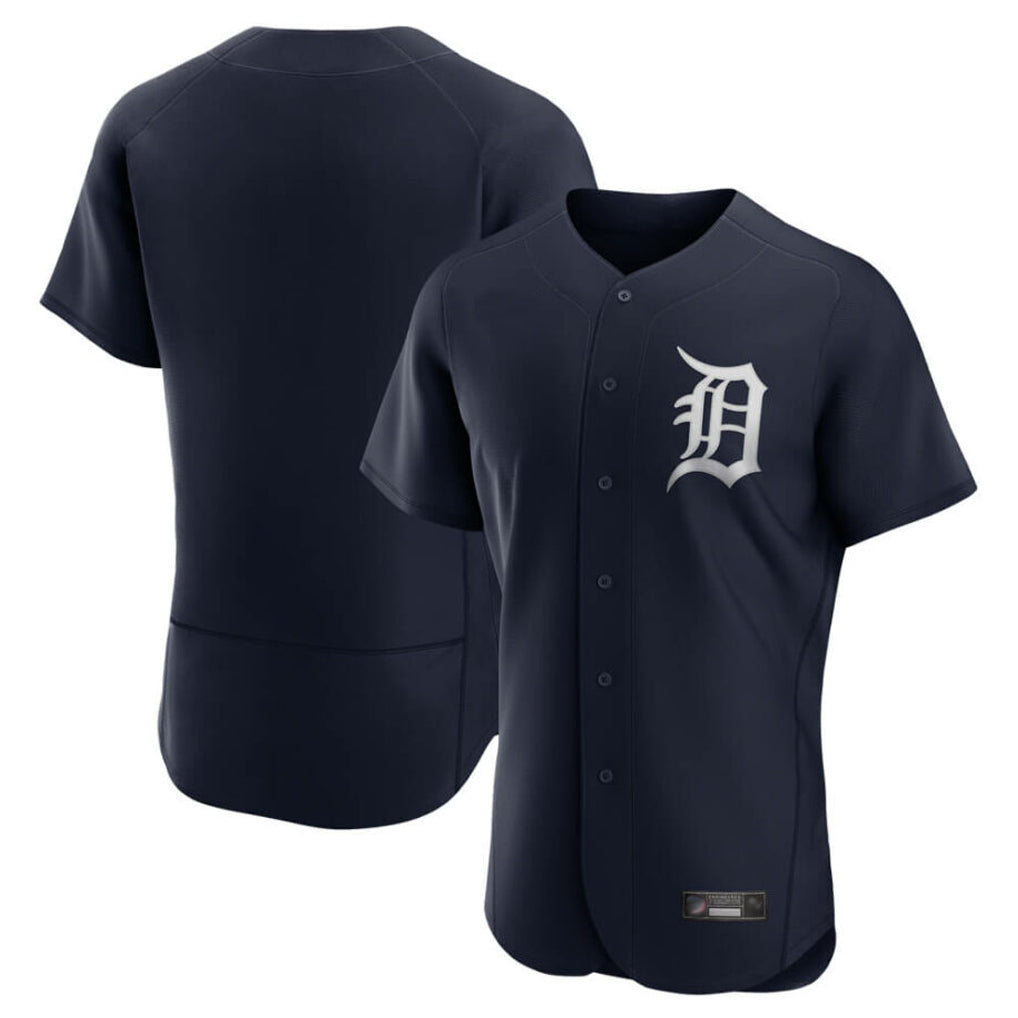 D.Tigers ## Tigers Blank Player Navy Home Limited Elite Hdoa Stitched Jerseys