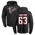 A.Falcons #63 Chris Lindstrom Player Black Salute to Service Hoodies Hdoa Stitched Jerseys