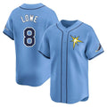 T.Bay Rays #8 Brandon Lowe Player Light Blue Home Limited Hdoa Stitched Jerseys