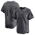 NY.Mets #19 Bo Bichette Player Gray City Connect Limited Hdoa Stitched Jerseys
