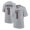 A.Falcons #1 Tua Tagovailoa Player Gray Fashion Home Game Hdoa Stitched Jerseys