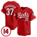 C.Reds #37 Tyler Stephenson Player Red Vapor Premier Limited Home Hdoa Stitched Jerseys