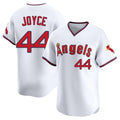 LA.Angels #44 Ben Joyce Player White T-shirt Home Limited Hdoa Stitched Jerseys