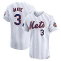 NY.Mets #3 Carson Benge Player White Home Limited Elite Hdoa Stitched Jerseys