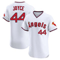 LA.Angels #44 Ben Joyce Player White T-shirt Home Limited Elite Hdoa Stitched Jerseys