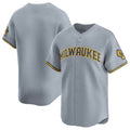 M.Brewers ## Brewers Blank Player Gray Home Limited Hdoa Stitched Jerseys