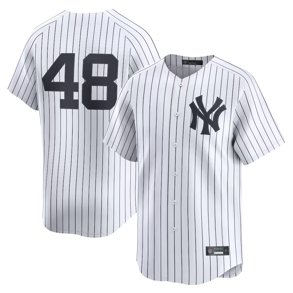NY.Yankees #48 Paul Goldschmidt Player White Limited Home Hdoa Stitched Jerseys