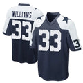 D.Cowboys #33 Javonte Williams Player Navy-White Alternate Home Game Hdoa Stitched Jerseys