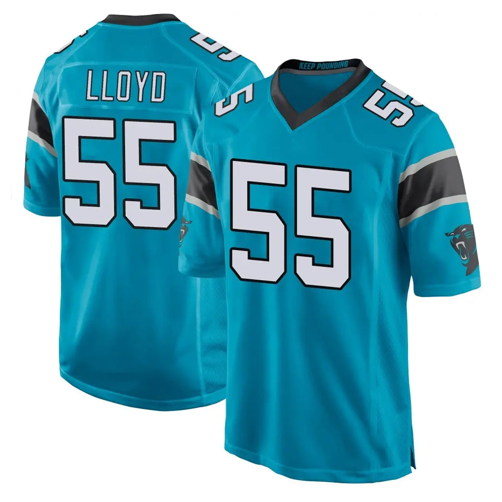 C.Panthers #55 Devin Lloyd Player Blue Game Hdoa Stitched Jerseys