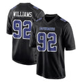 D.Cowboys #92 Quinnen Williams Player Carbon Black Fashion Home Game Hdoa Stitched Jerseys