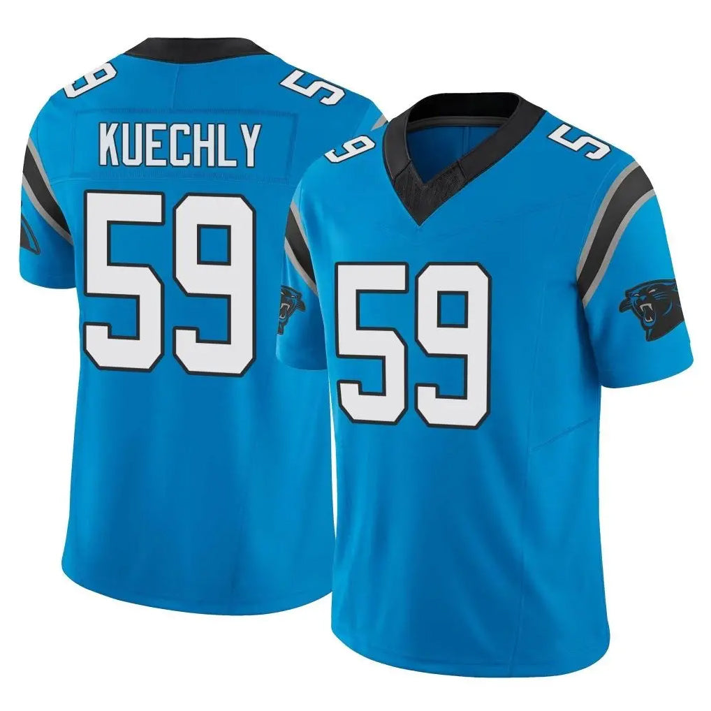 C.Panthers #59 Luke Kuechly Player Blue Vapor F.U.S.E. Limited Home Game Hdoa Stitched Jerseys