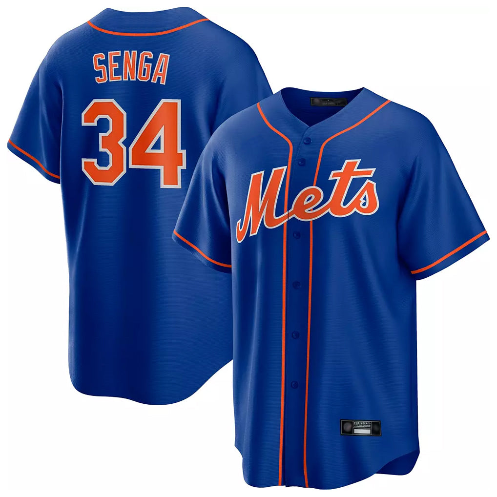 NY.Mets #34 Kodai Senga Player Royal Home Game Hdoa Stitched Jerseys