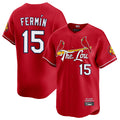 St. Louis Cardinals #15 Jose Fermin Player Red City Connect Limited Hdoa Stitched Jerseys