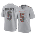 C.Bengals #5 Tee Higgins Player Gray Atmosphere Fashion Game Hdoa Stitched Jerseys