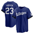 LA.Dodgers #23 Kyle Tucker Player Royal City Connect Home Game Hdoa Stitched Jerseys