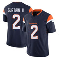 D.Broncos #2 Pat Surtain II Player Navy Limited Vapor F.U.S.E. Home Game Hdoa Stitched Jerseys