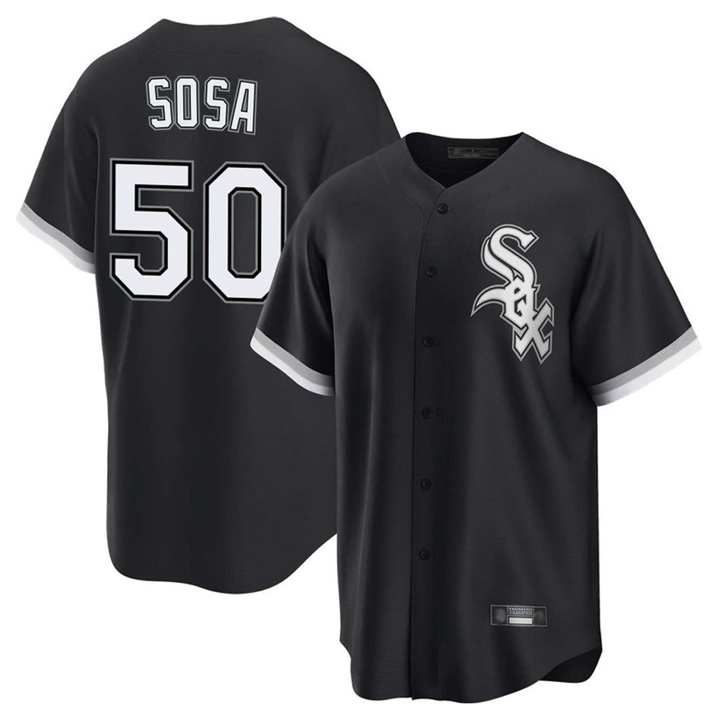 C.White Sox #50 Lenyn Sosa Player Black Home Game Hdoa Stitched Jerseys