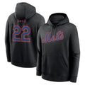 NY.Mets #22 Juan Soto Player Black Club Pullover Hoodie Game Hdoa Stitched Jerseys