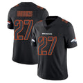 D.Broncos #27 J.K. Dobbins Player Black Impact Limited Game Hdoa Stitched Jerseys