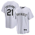 C.Rockies #21 Kyle Freeland Player White Game Home Hdoa Stitched Jerseys